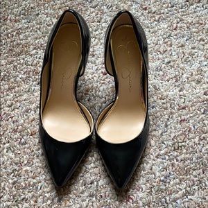 Black Pointed Toe Pumps